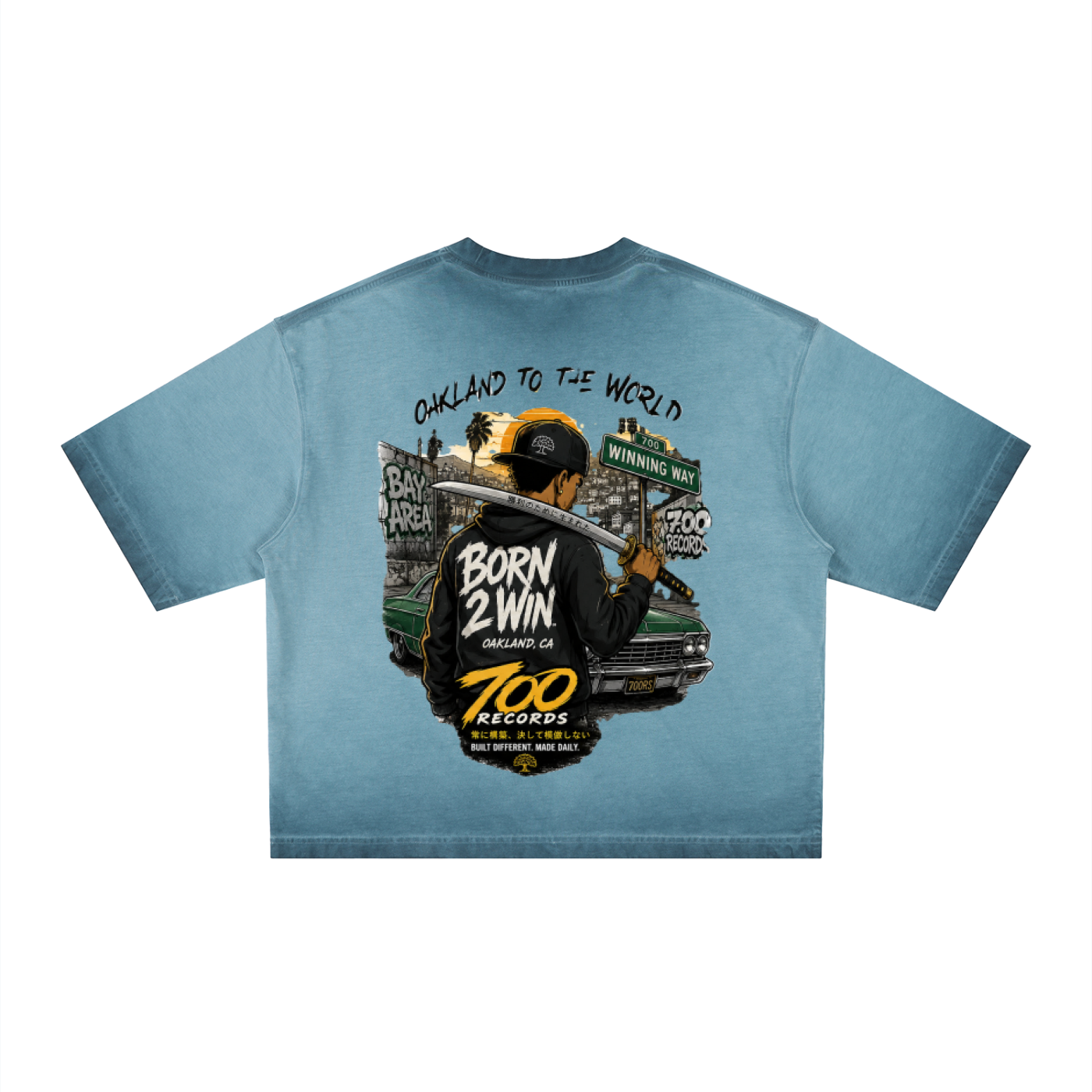 Unisex Reverse Dyed Boxy T-Shirt