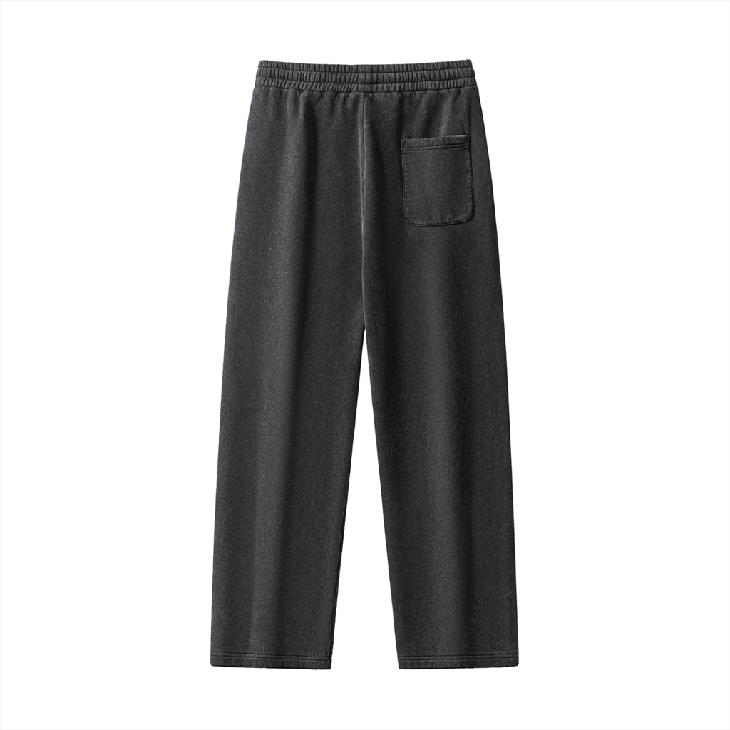 700 collection Frayed Enzyme Washed Fleece Sweatpants