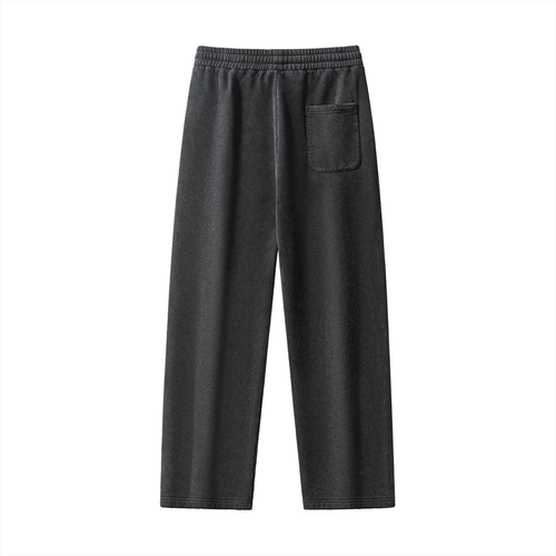700 collection Frayed Enzyme Washed Fleece Sweatpants