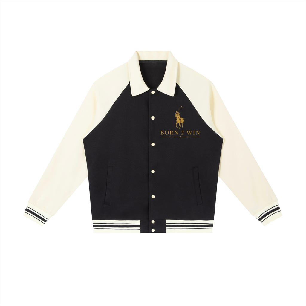 Born2Win Raglan Sleeve Baseball Jacket