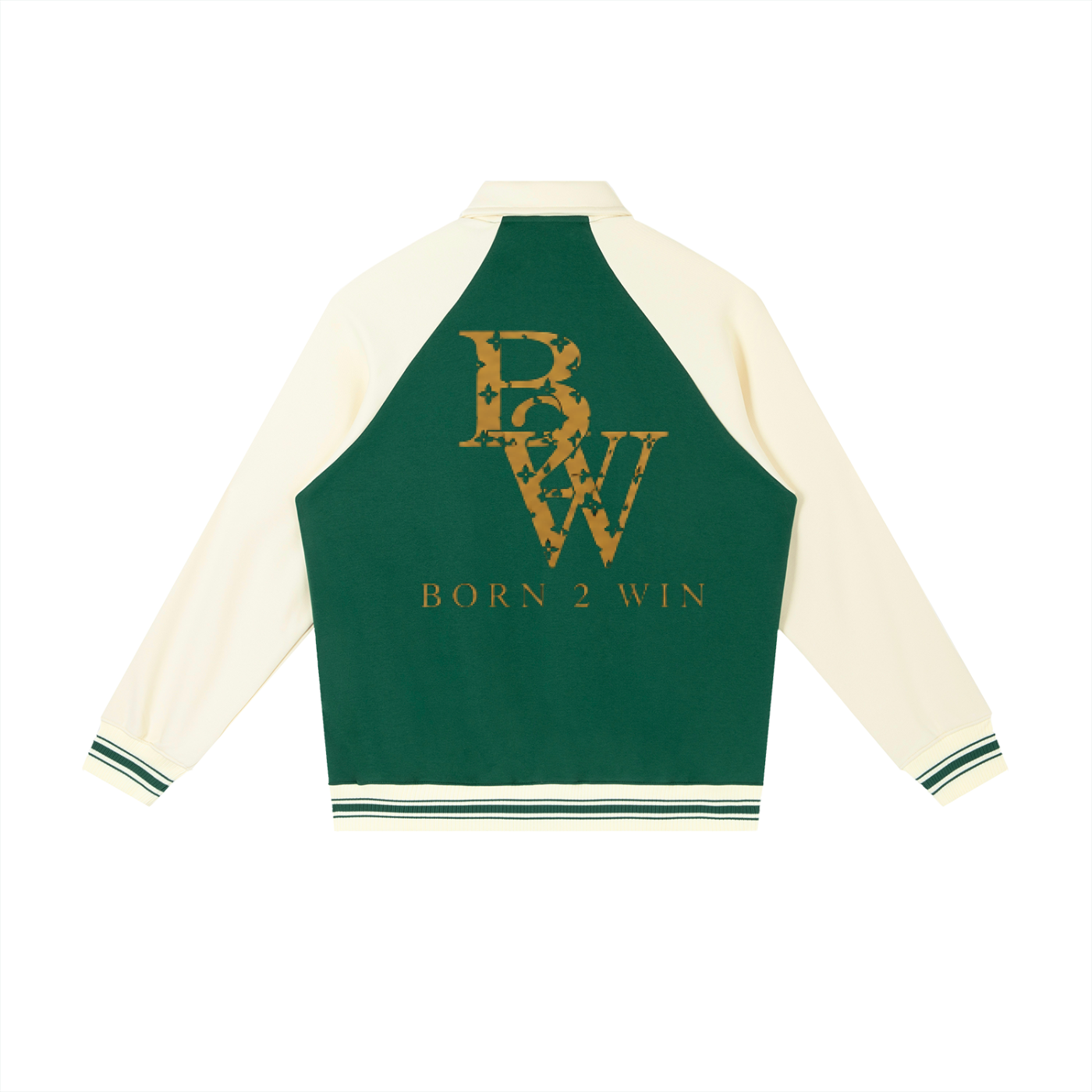 Born2Win Raglan Sleeve Baseball Jacket